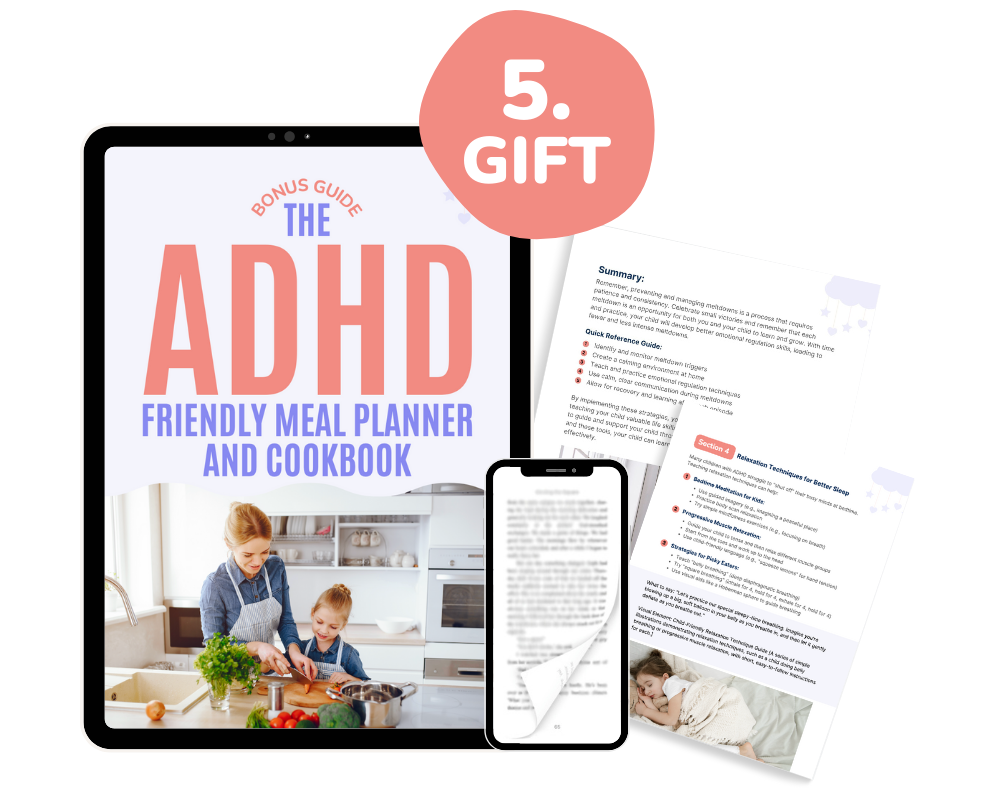 7 Day Calm ADHD Blueprint + 5 Bonus Gifts